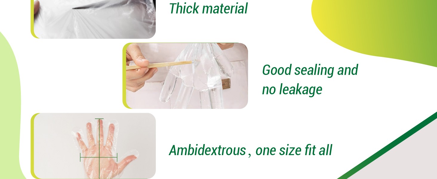 Disposable Plastic Gloves Food Handling Service Gloves Disposable For Cooking