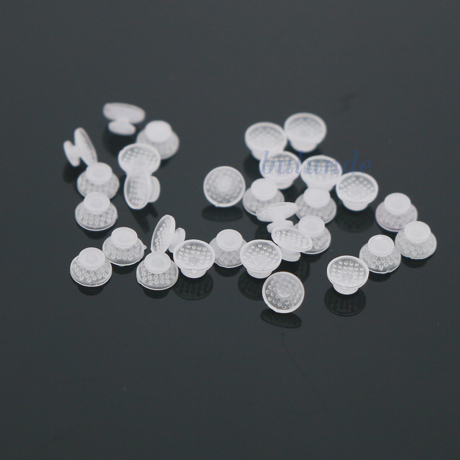 US Dental Ortho Lingual Buttons Bondable Round Mesh Base Metal/Ceramic Composite