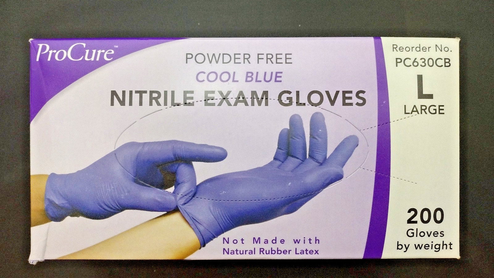 🔥ProCure Disposable Nitrile Exam Large Gloves Latex & Powder Free – 200 Gloves