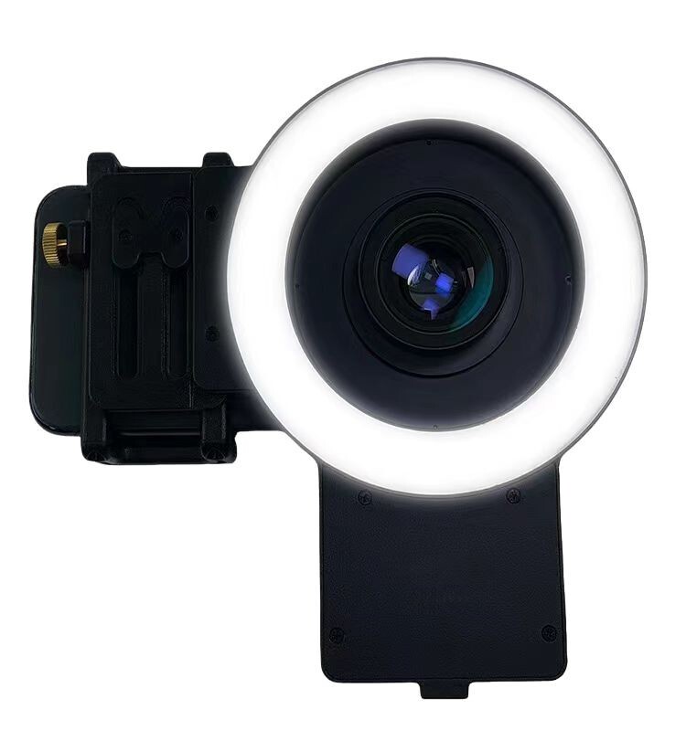 Portable Dental Photography Phone Fill Light 49mm CPL Filter & 100mm Macro Lens