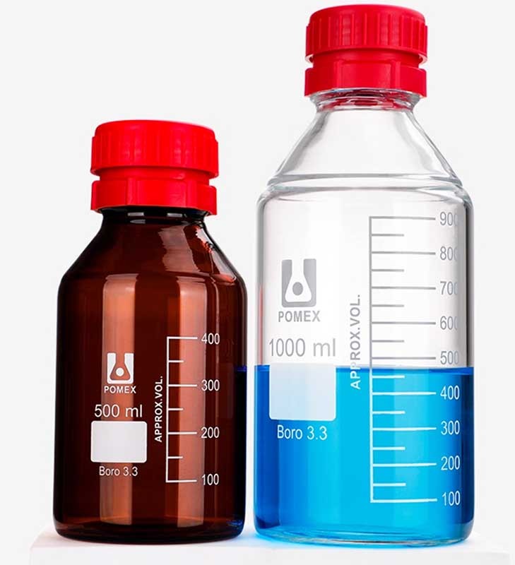 High Borosilicate Butyl Lithium Bottle with Sealed GL45 Cap, 100ml-5000ml