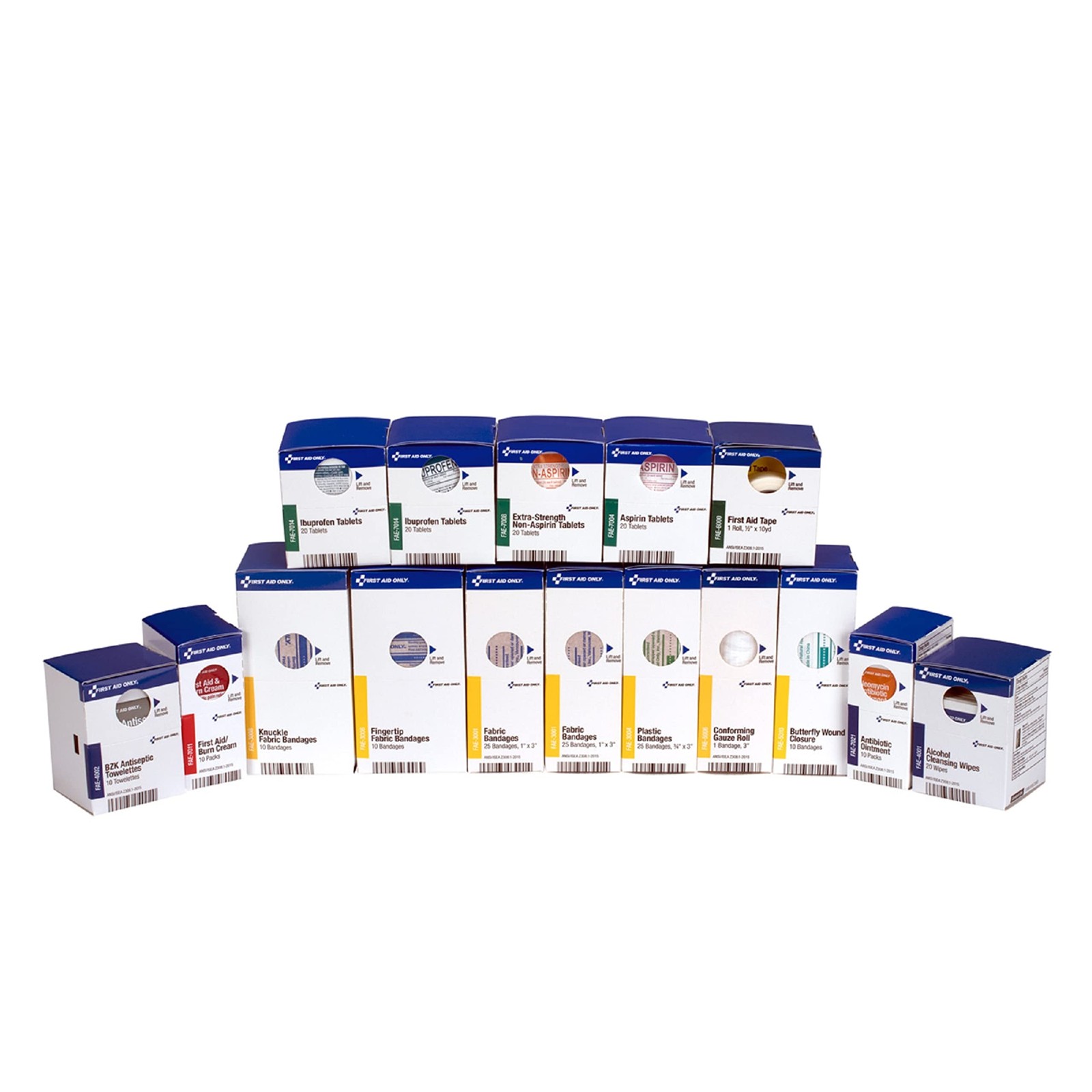 First Aid Only 700002 Smartcompliance 50-Person First Aid Kit Refill Supplies