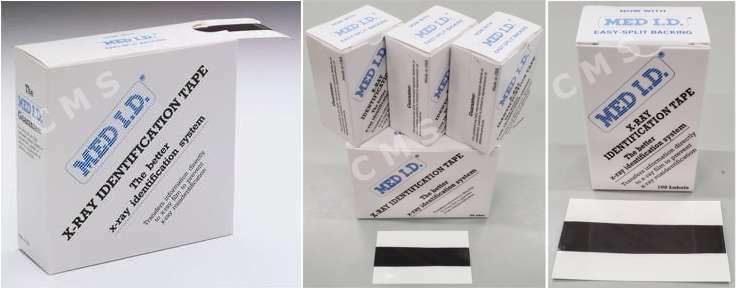 MED ID X-Ray Identification Tape 2″ (3/4″ Writeable) Rolls And Strips X-Rite USA