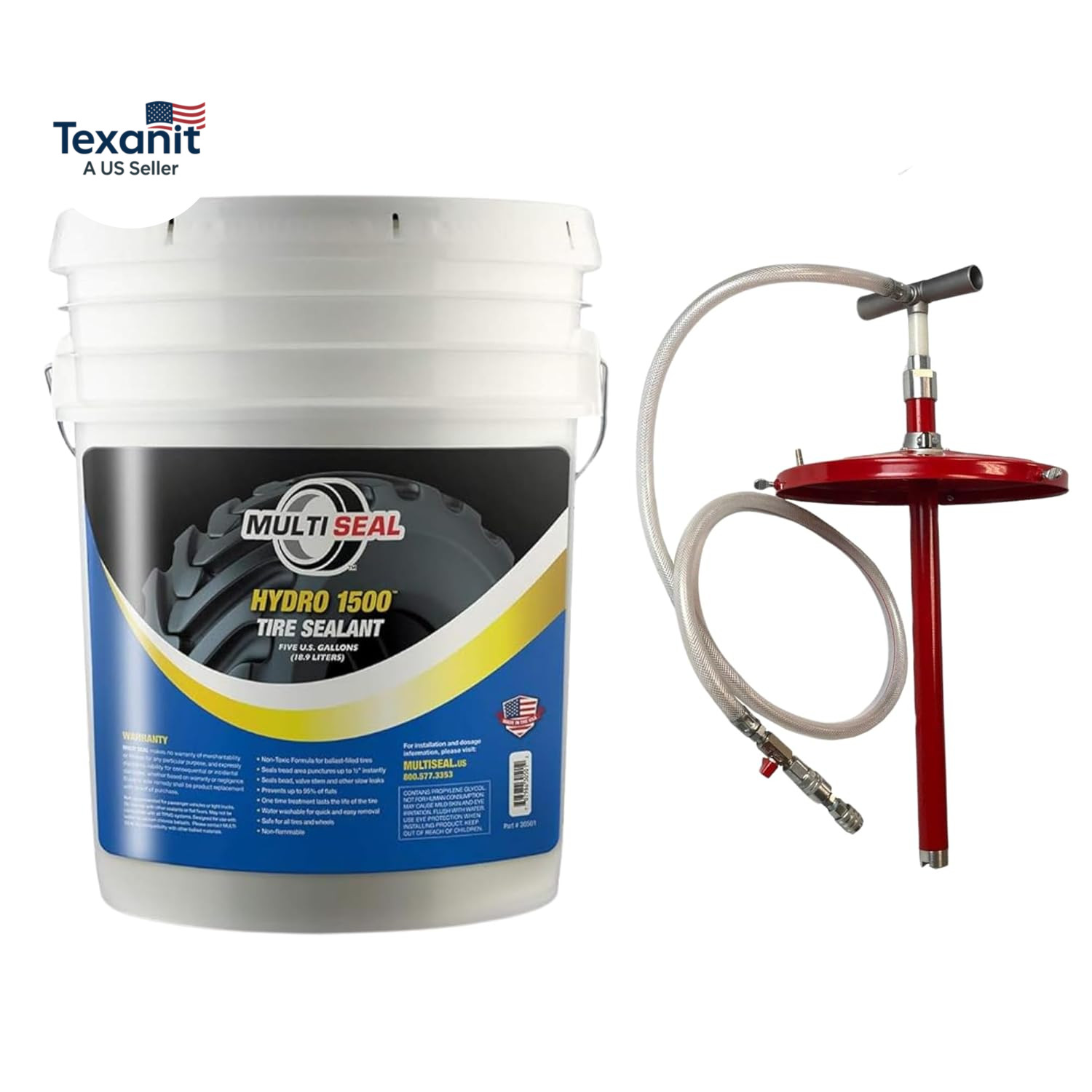 HYDRO 1500 Propylene Glycol Based Formula – Liquid Ballast-Filled Tire Sealant f