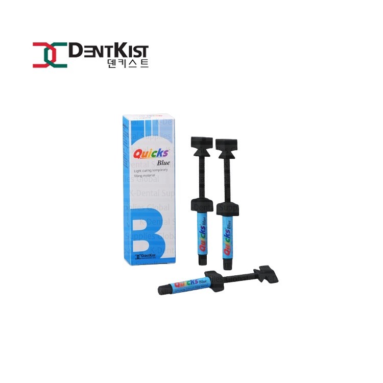 Dentkist Quicks Light-Cure Provisional Restorative Material 3g x 3ea