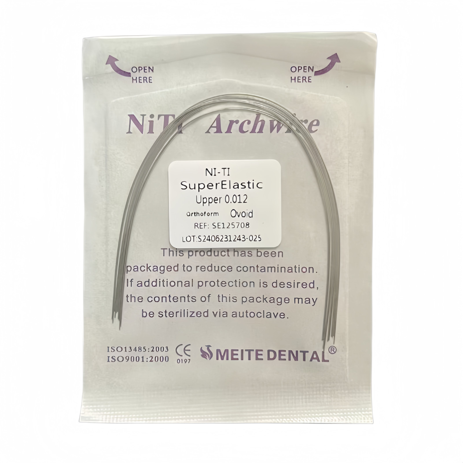 10Pack Dental Ortho Heat Thermal Activated/Super Niti/Stainless Steel Arch Wires