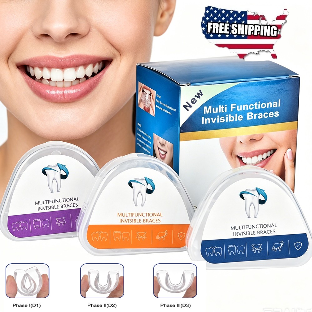 3-Stage Adult Teeth Aligners Orthodontic Braces Trainer for Dental Alignment Hot