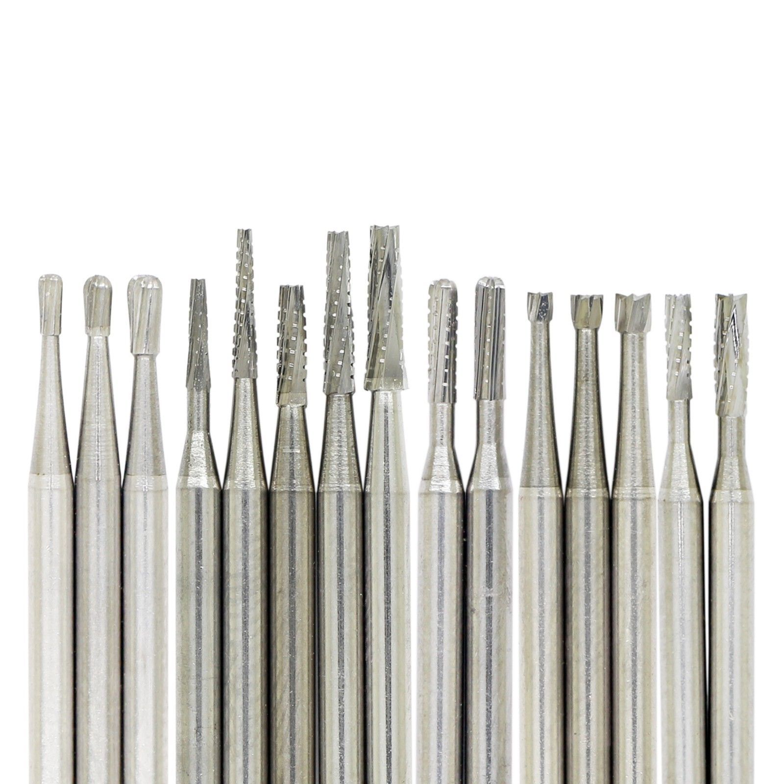10 Pcs Dental Tungsten Steel Carbide Cutting FG Burs for High Speed Handpiece