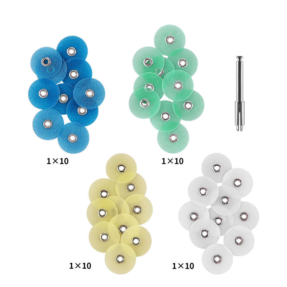80pcs Dental SOFLEX Composite Finishing Polishing Discs 12/14mm