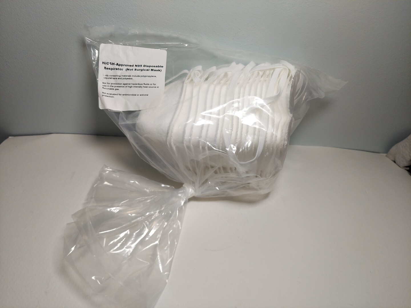 N95 Mask – 20 Pack Honeywell N95 DC300N95 Respirator Masks NIOSH Approved