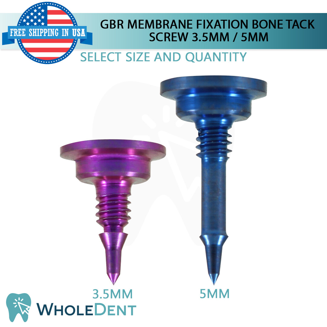 GBR Bon Tack Screw Pin Titanium Mesh Membrane Fixation, Dental Im plant Tac