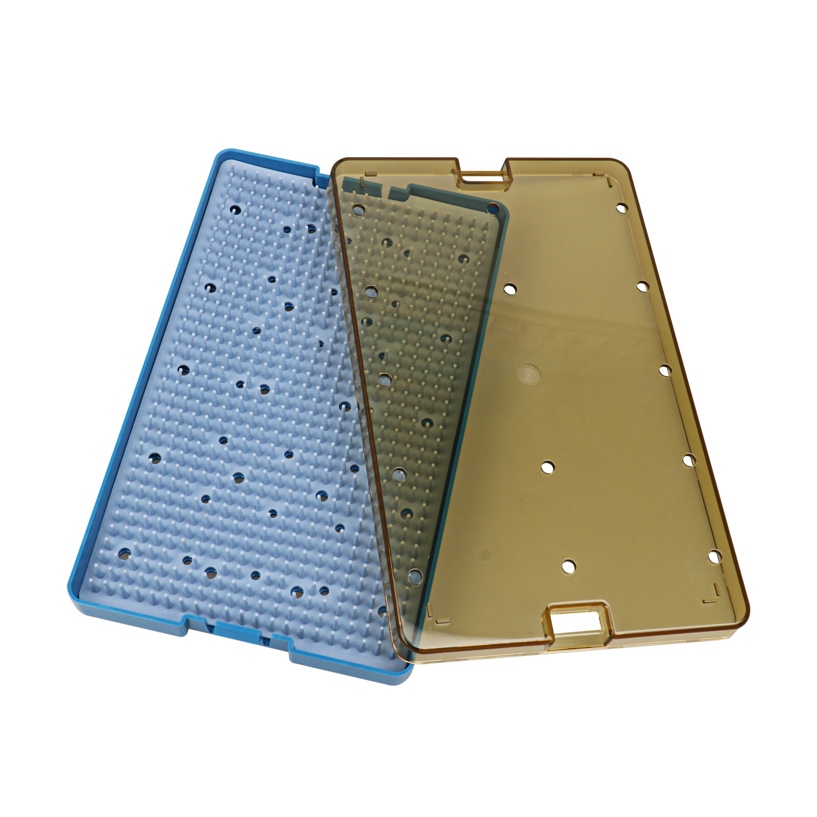 Silicone Sterilization Tray Disinfection Case Autoclavable Box L/M/S Instruments