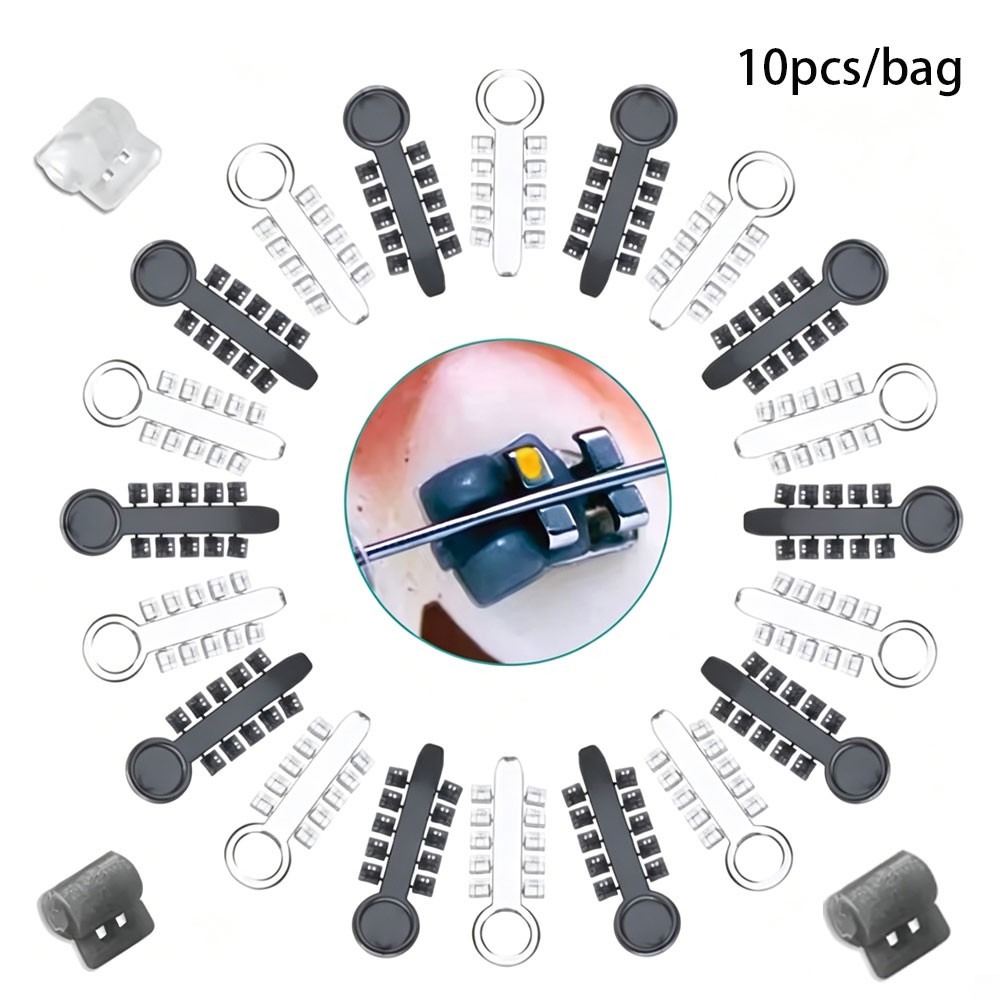 Dental Ortho Rotation Wedges Ligature Rotary Torsion Pad Archwire Brackets 200pc