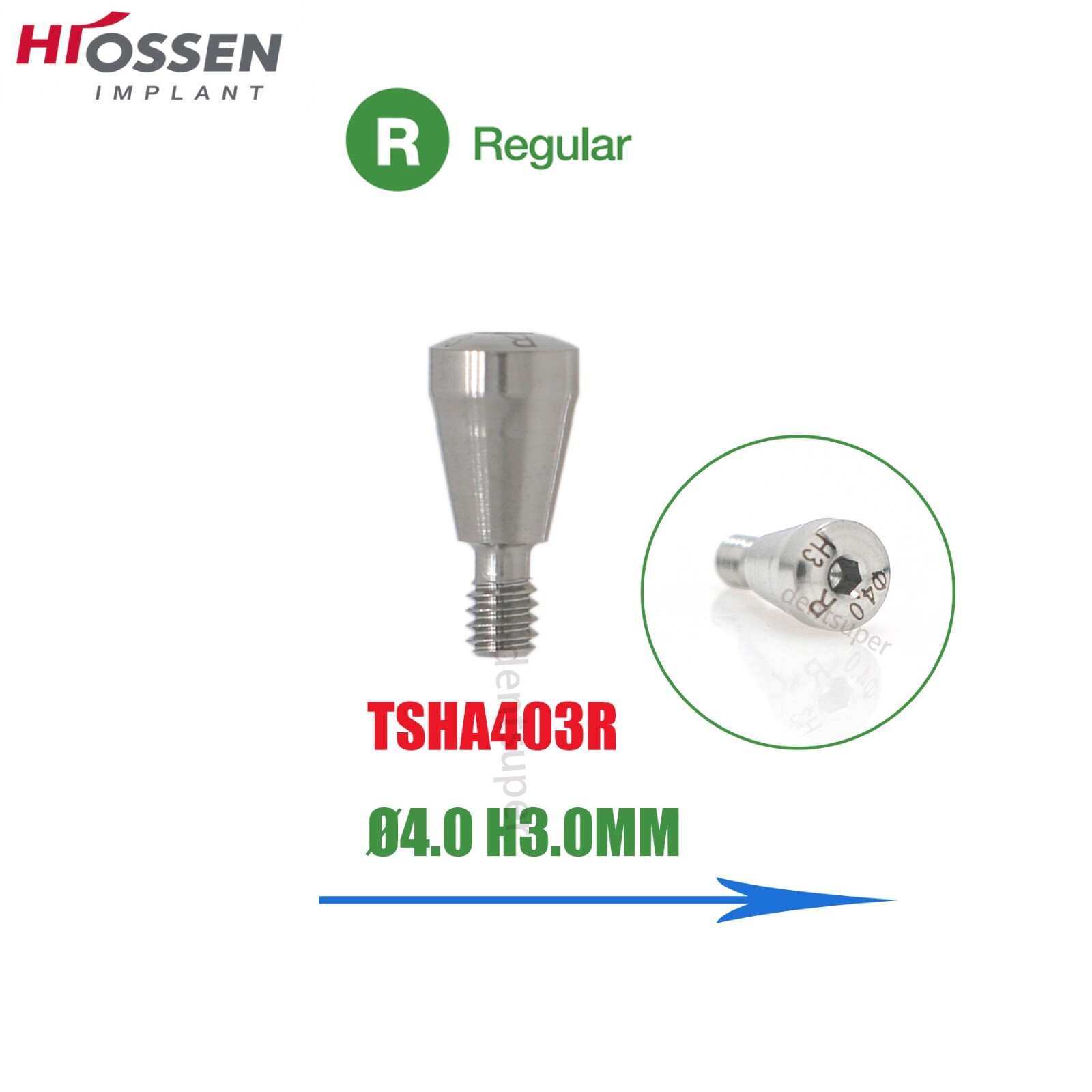 1/5/10Pcs Dental Caps Healing Abutment Cap Regular Platform Fits ostem Hiossen