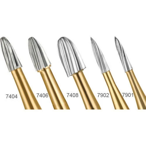 Dental Orthodontic Trimming and Finishing Carbide Burs Need Egg for HP, 10PCS