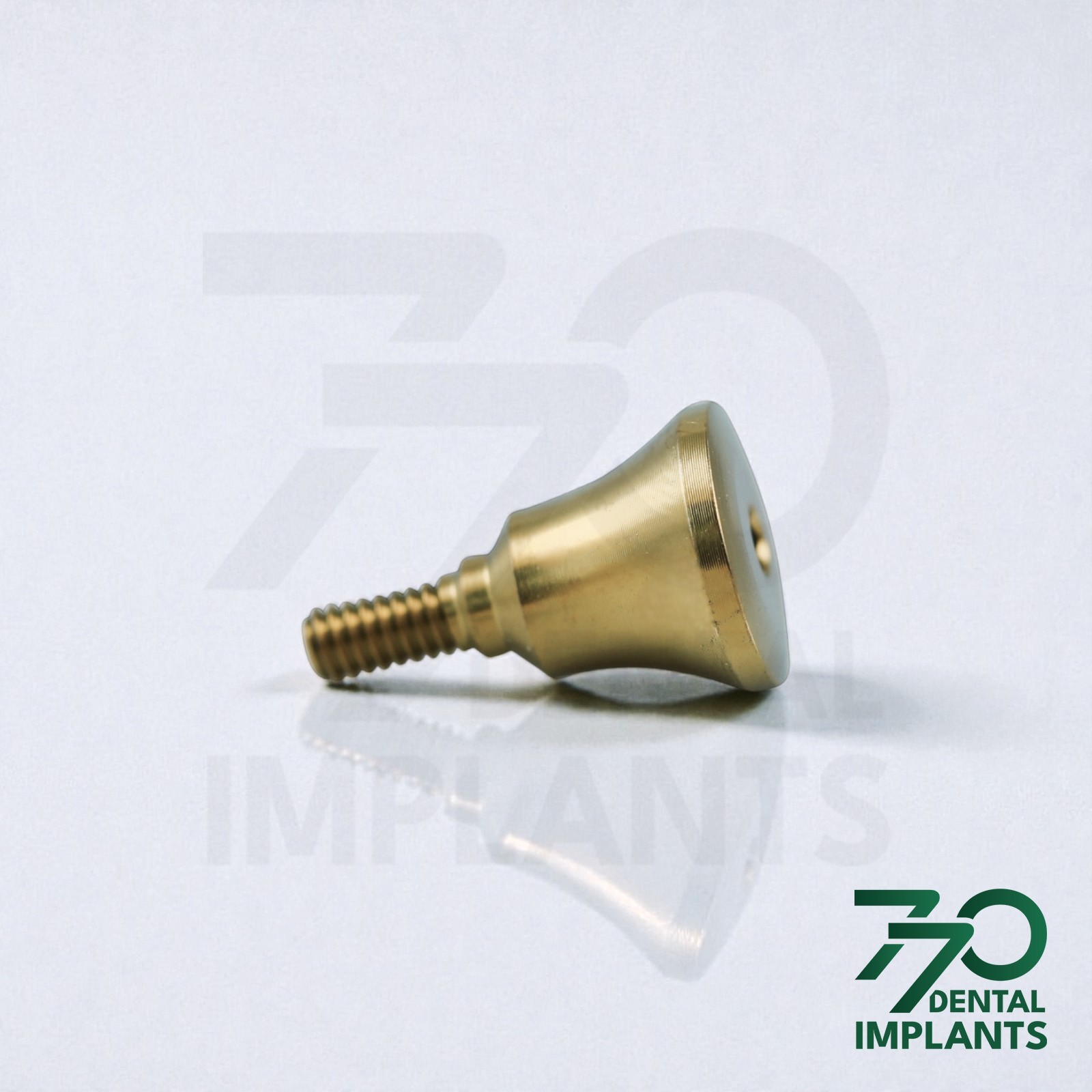 Lot 10 Titanium Concave Extra Wide Healing Abutment Ø6.3 Int Hex Connection 2.42