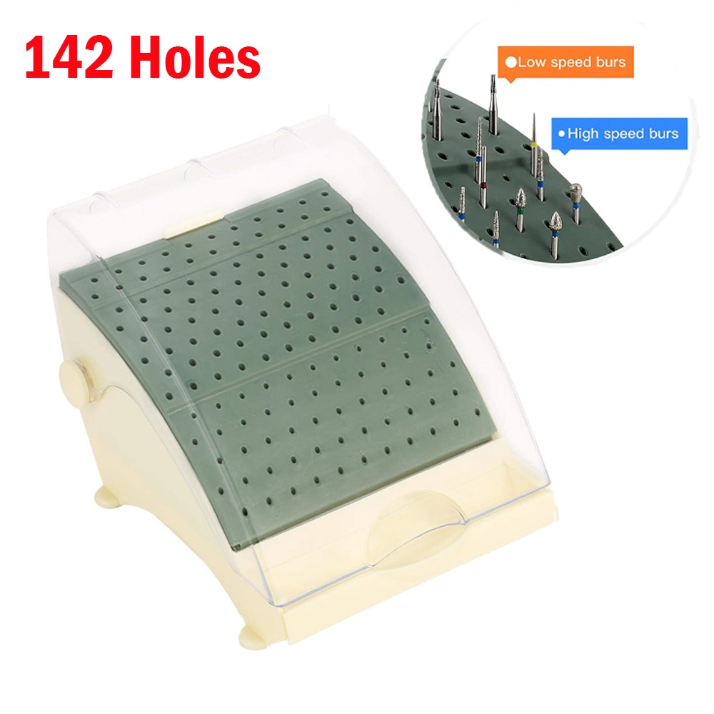 Dental Bur Block / Holder / Station with Pull out Drawer – Holds 142 Burs