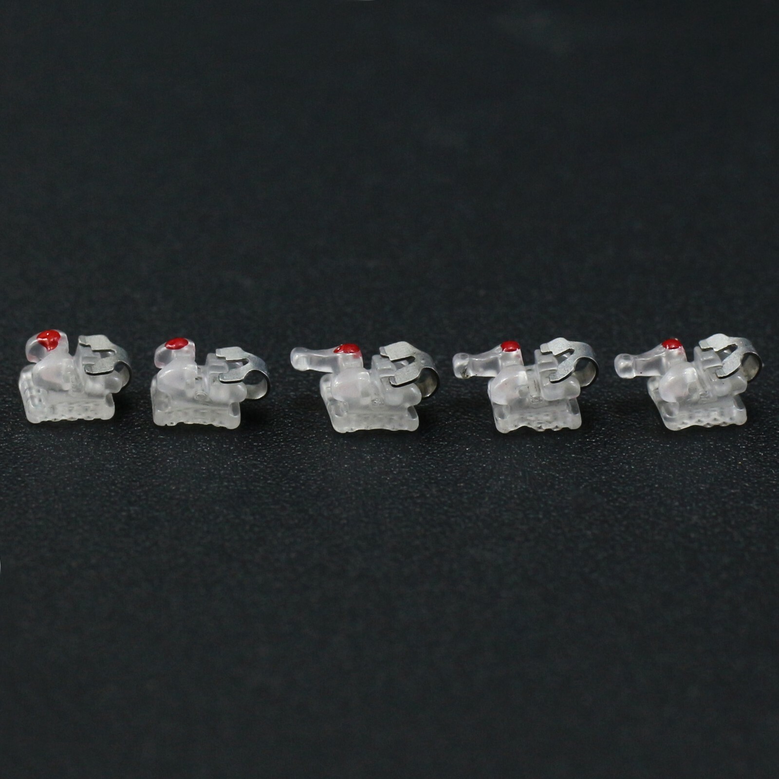 5 Kits Orthodontic Bracket Self Ligating Ceramic Interactive Clip Roth 022 5-5