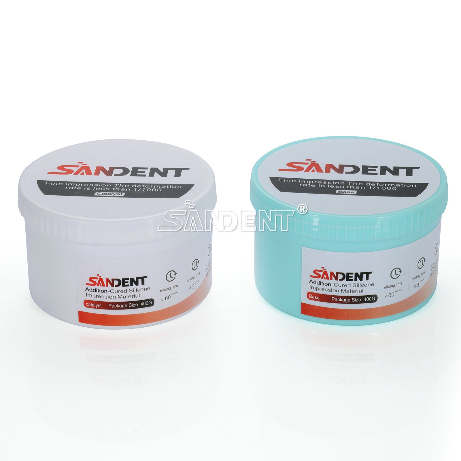 VPS Putty Fast Set, 400g Base & Catalyst, Regular Set PVS Impression USA