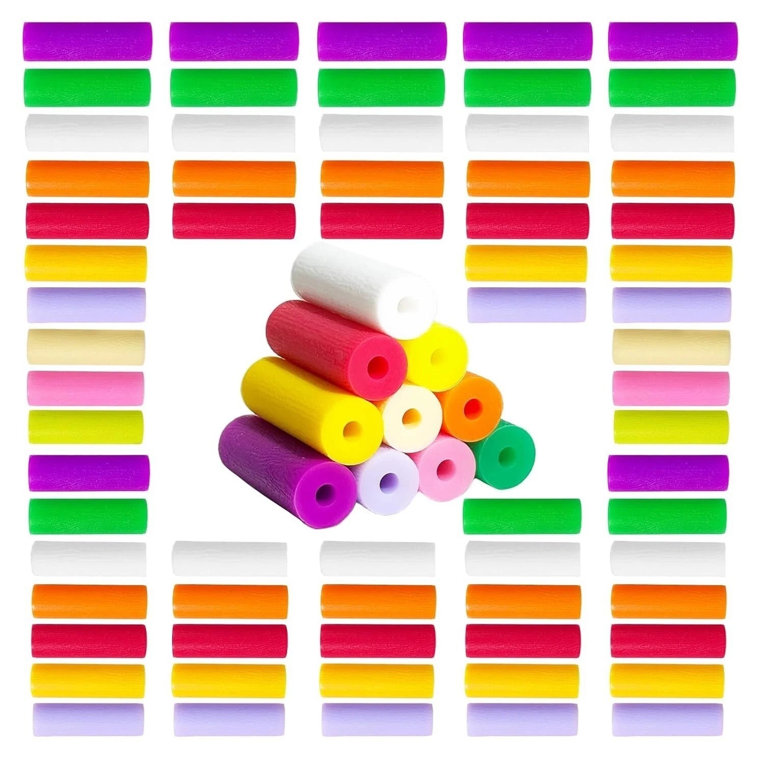 120PCS Aligner Chewies,10 Mix Colors Chew for Invisalign Aligners,Orthodontic