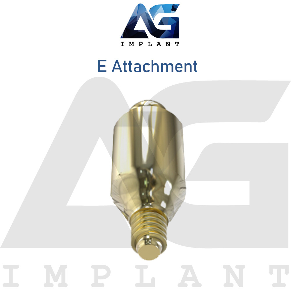 Straight E Attachment Standard Set Titanium Overdenture Int Hex