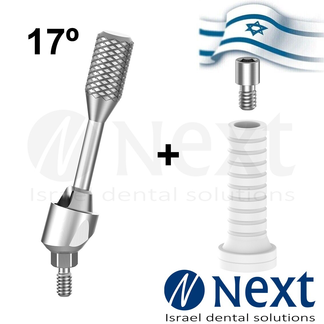 New Multi Unit angulated 17 deg 3 mm attachment plastic sleeve