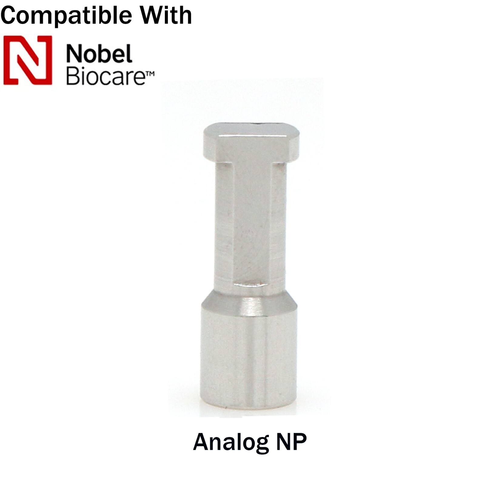 Dental Scan Body Replica 3D Analog fits Nobel Active Biocare Conical NP/RP