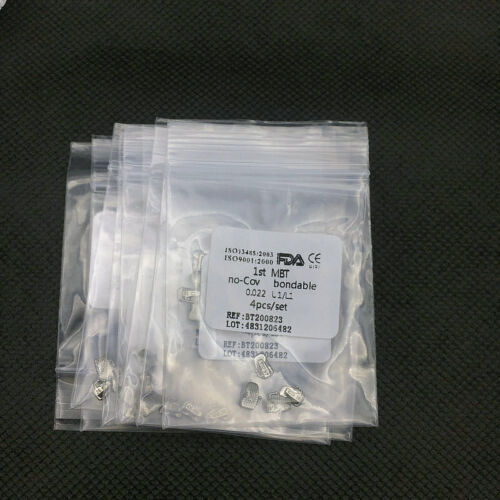 Dental Orthodontic Buccal Tubes 1st 2nd Molar Roth/MBT 022 Bondable Non-Conv