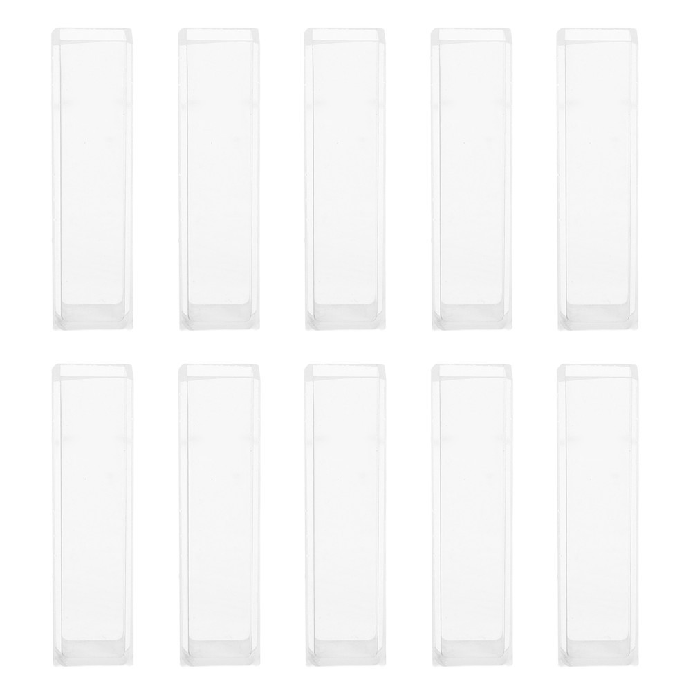 10 Pcs Absorption Cell High Precision Cuvettes Experimental Glassware