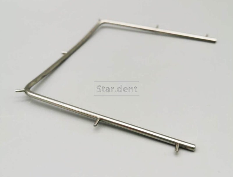 Dental Rubber Dam Frames Hager Bracket Stainless Steel Sheet Frame Instruments