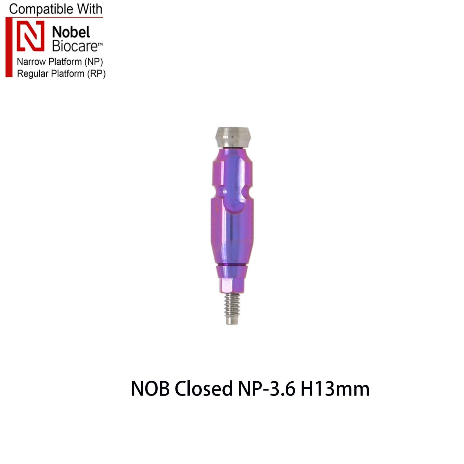 Dental Impression Coping Transfer Closed Tray For Nobel Biocare Implant Tool