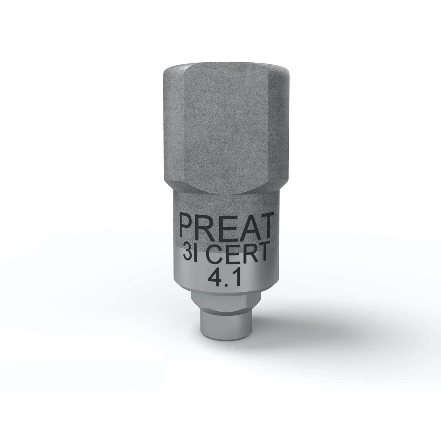 Preat Biomet 3i Certain Compatible 4.1mm Titanium Scan Body, 1/Pk