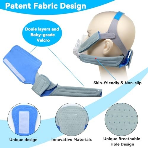 Cooling Neck Strap Pads Kit – 5 Pack Soft Fleece Comfort Covers for Face Masks,