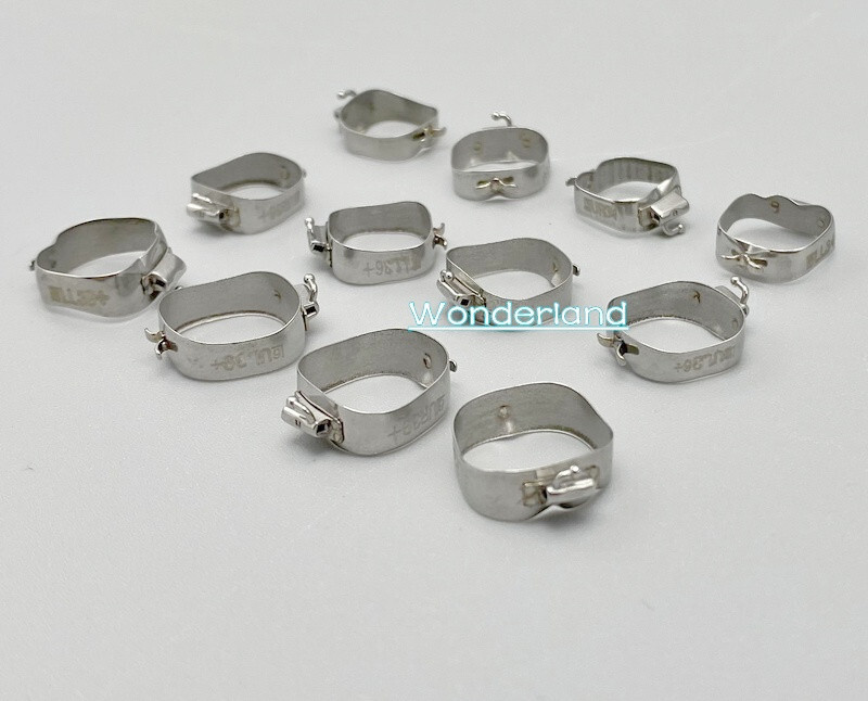 Dental Ortho 1st Plain Molar Bands #29-44+ Buccal Tubes Cleats Roth 018/022
