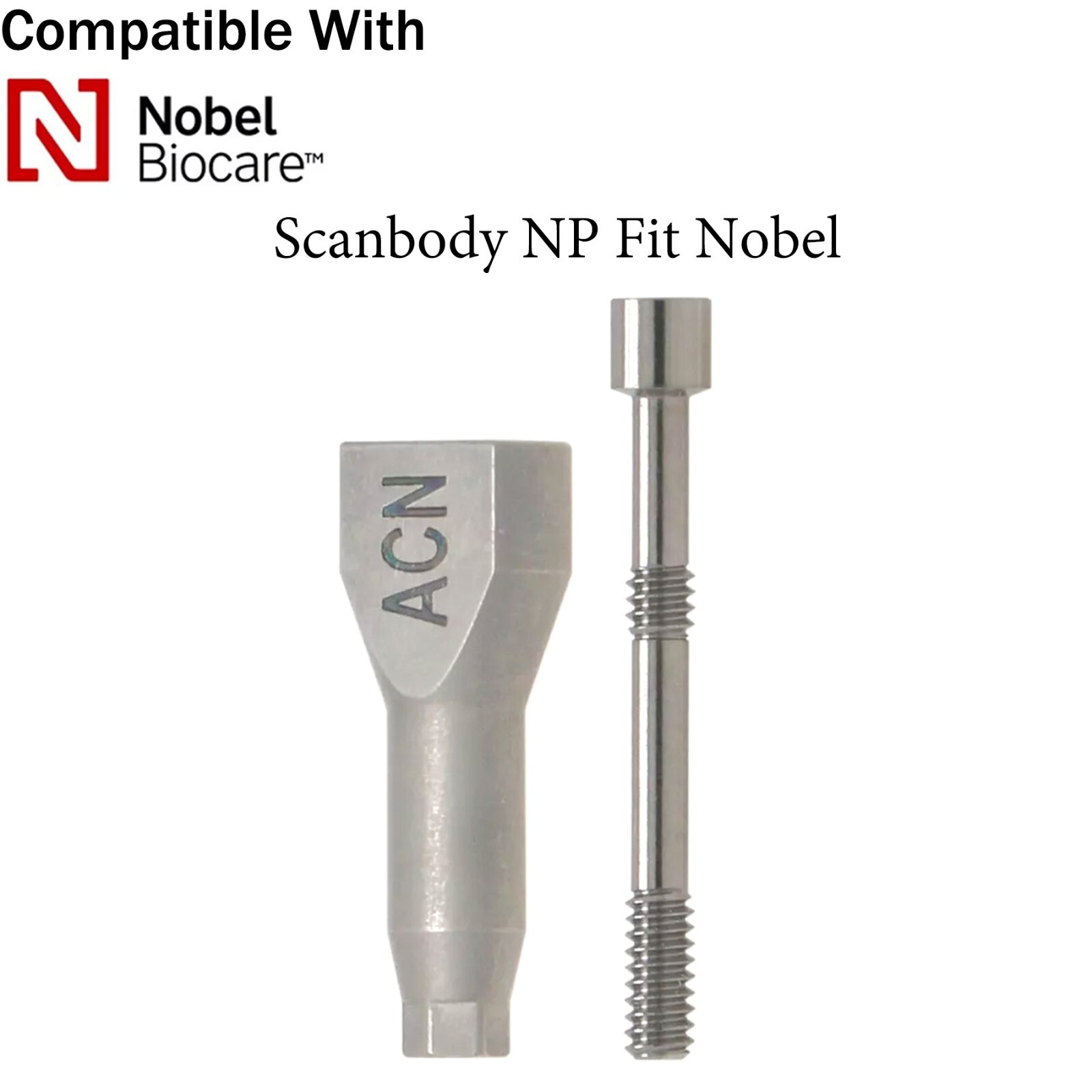 Dental CAD/CAM Scan Body 3D Analog fit Nobel Active Hiossen Osstem ITI Straumann