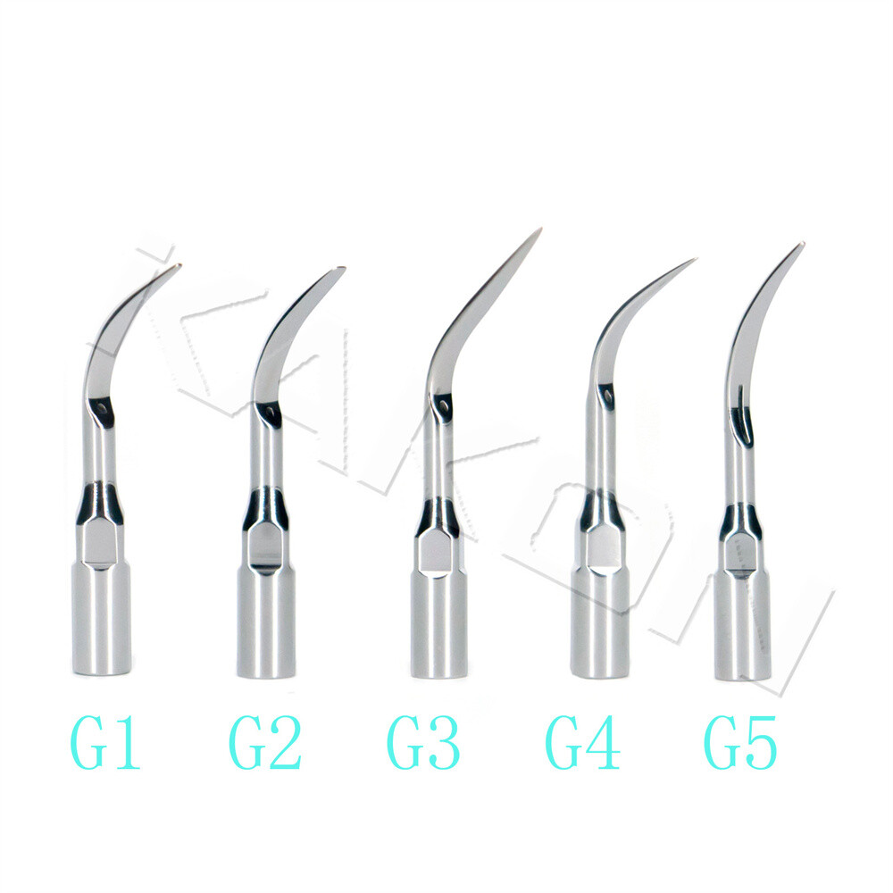 5Pcs Dental Ultrasonic Scaler Scaling Tips Fit for EMS WOODPECKER G1+G2+G3+G4+G5