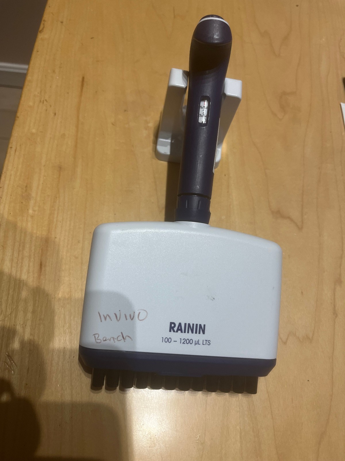Rainin Pipet-lite XLS Pipettor pipet LTS multichannel L1200 100-1200ul 12 cdf