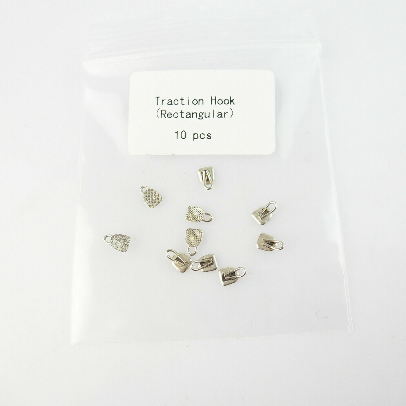 Dental Orthodontic Traction Hook Bondable Round/Rectangular Type Caplin Hook 3Pk