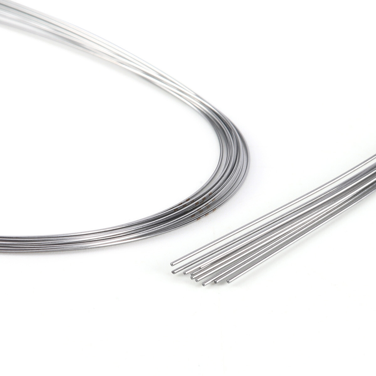 AZDENT Dental Super Elastic Round Arch Wires Niti/Stainless Steel Ovoid /Natural