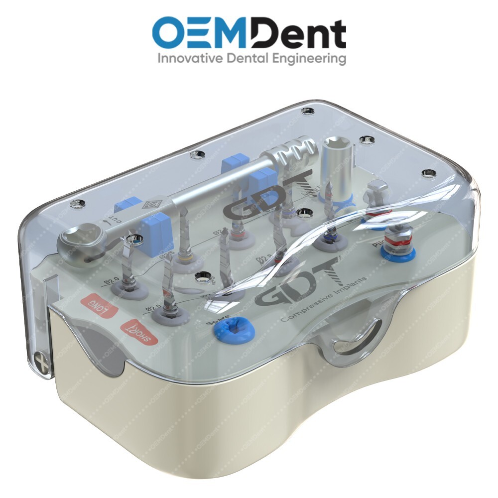 GDT Basic Kit Box For One Piece Fixtures System Dental Drills Drivers Tools