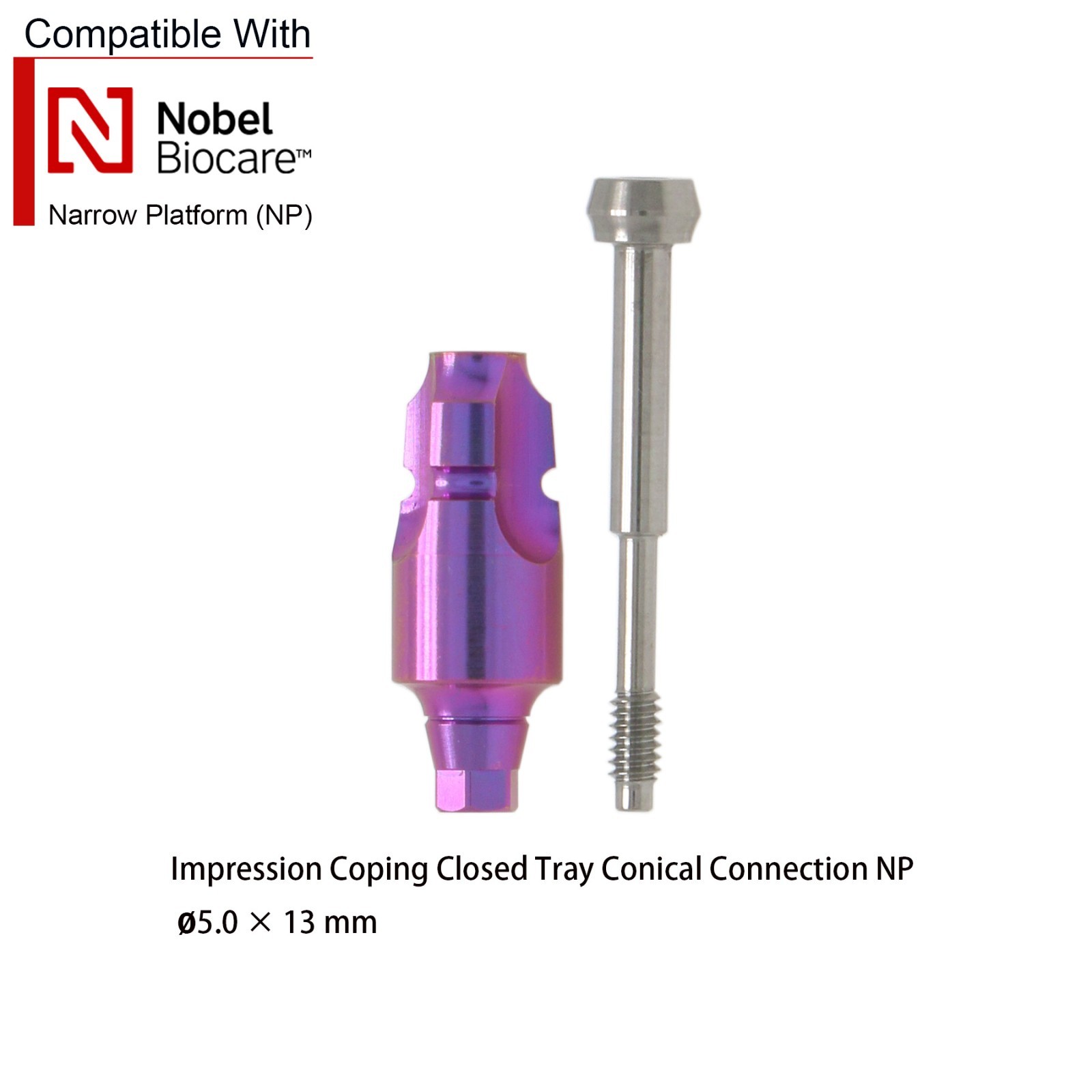 US Dental Impression Transfer Scan Body Coping Open Closed Tray NP RP fit Nobel