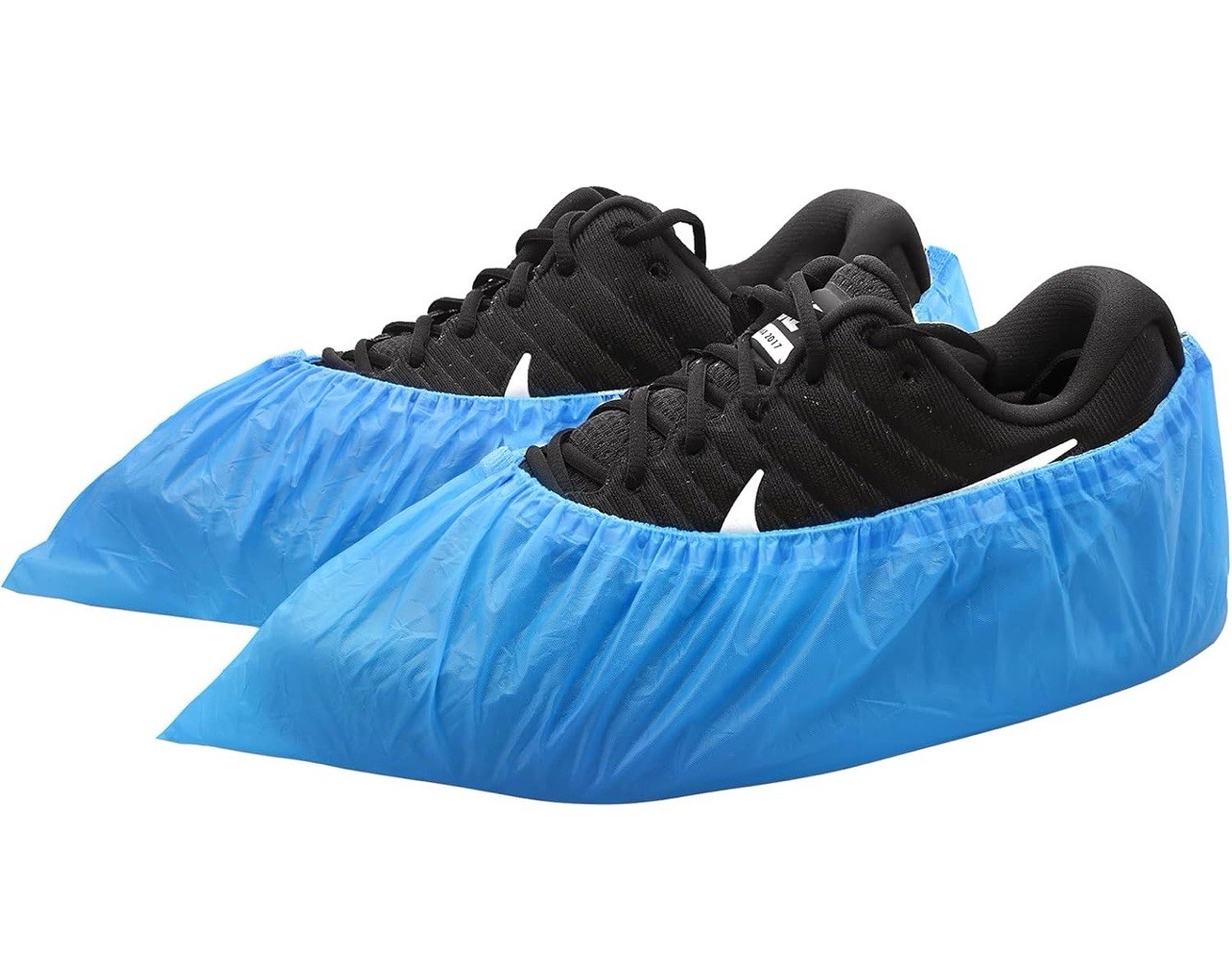 Hitituto Shoe Covers Disposable Non-slip for Indoors -100 Pieces (50 Pairs) Blue