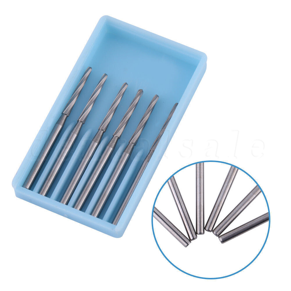 Dental Surgical Burs Tungsten Carbide Bone Cutters Zekrya 28mm FG XXL 6Pcs