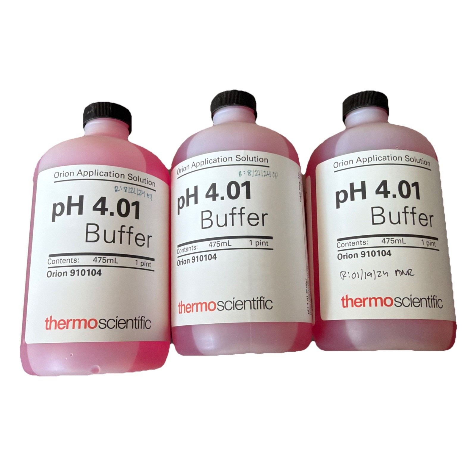 3x Lot Of Thermo Scientific Orion Application Solution Buffer 1ea . pH4.01