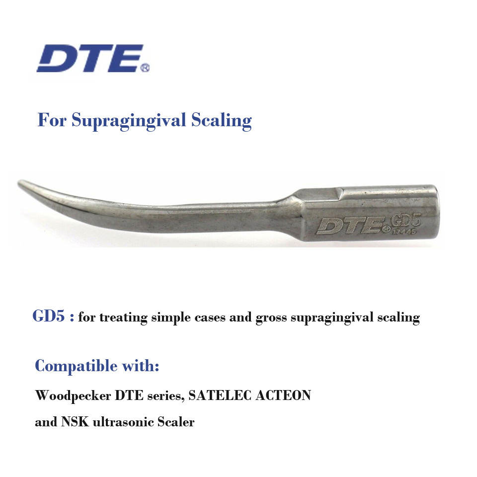 Woodpecker DTE Dental Ultrasonic Piezo Scaler Tips Endo Perio Scaling EMS Satele