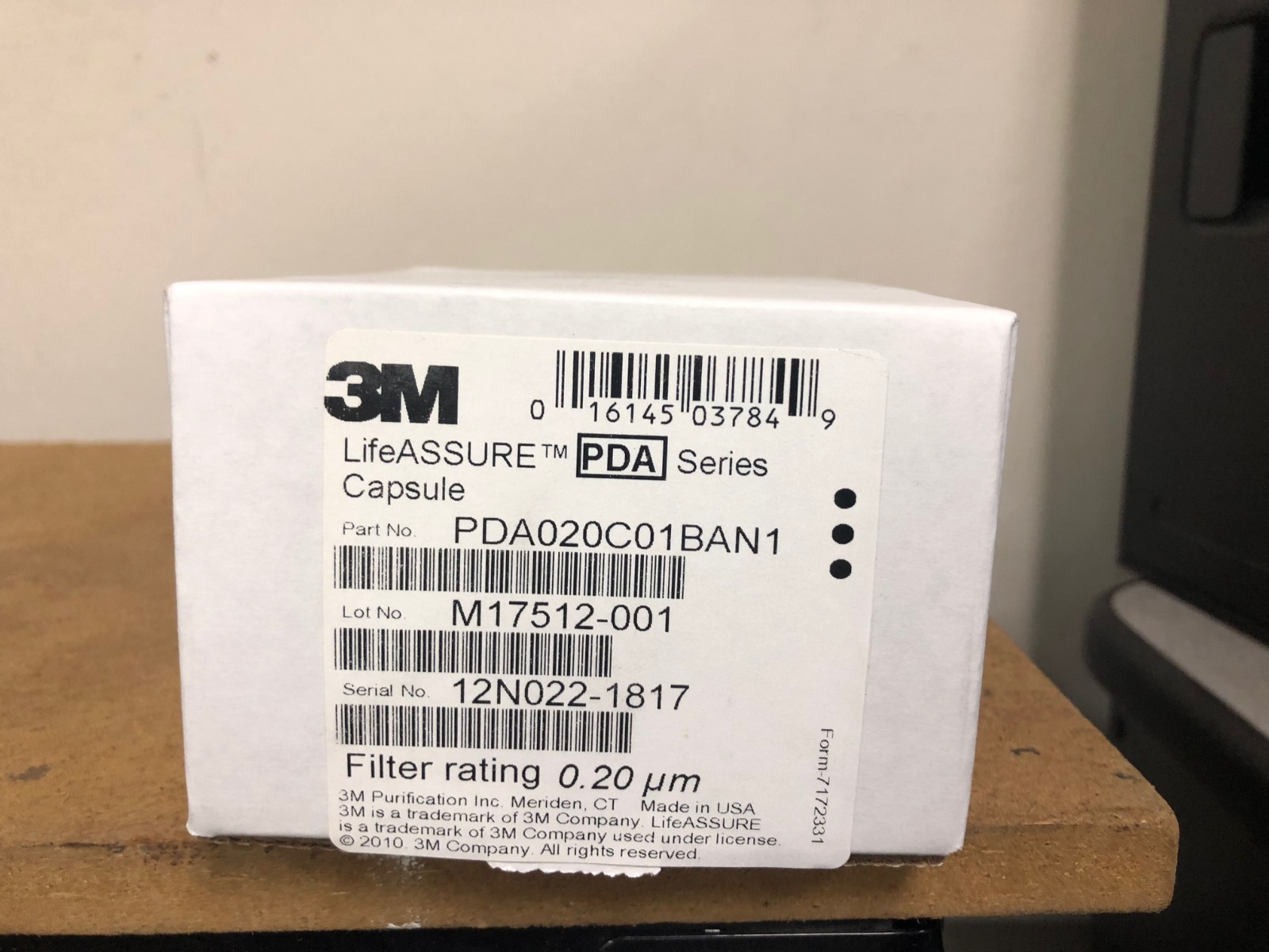 3M PDA020C01BAN1 Life Assure PDA Series Capsule 0.20 um filter