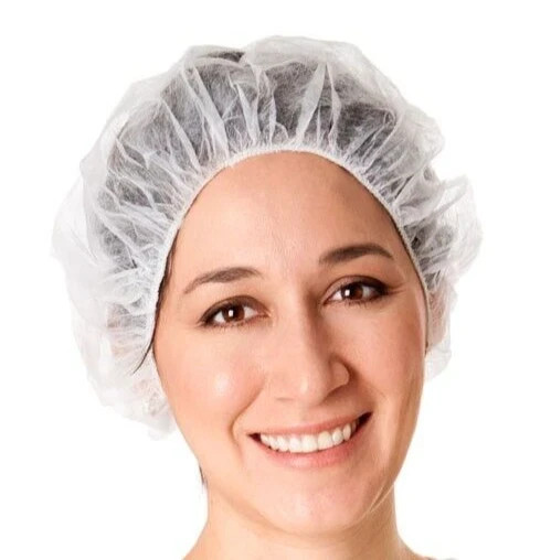 Uline Poly Bouffants S-9891, 18″ Latex Free (Box of 1000, 10 Packs of 100)