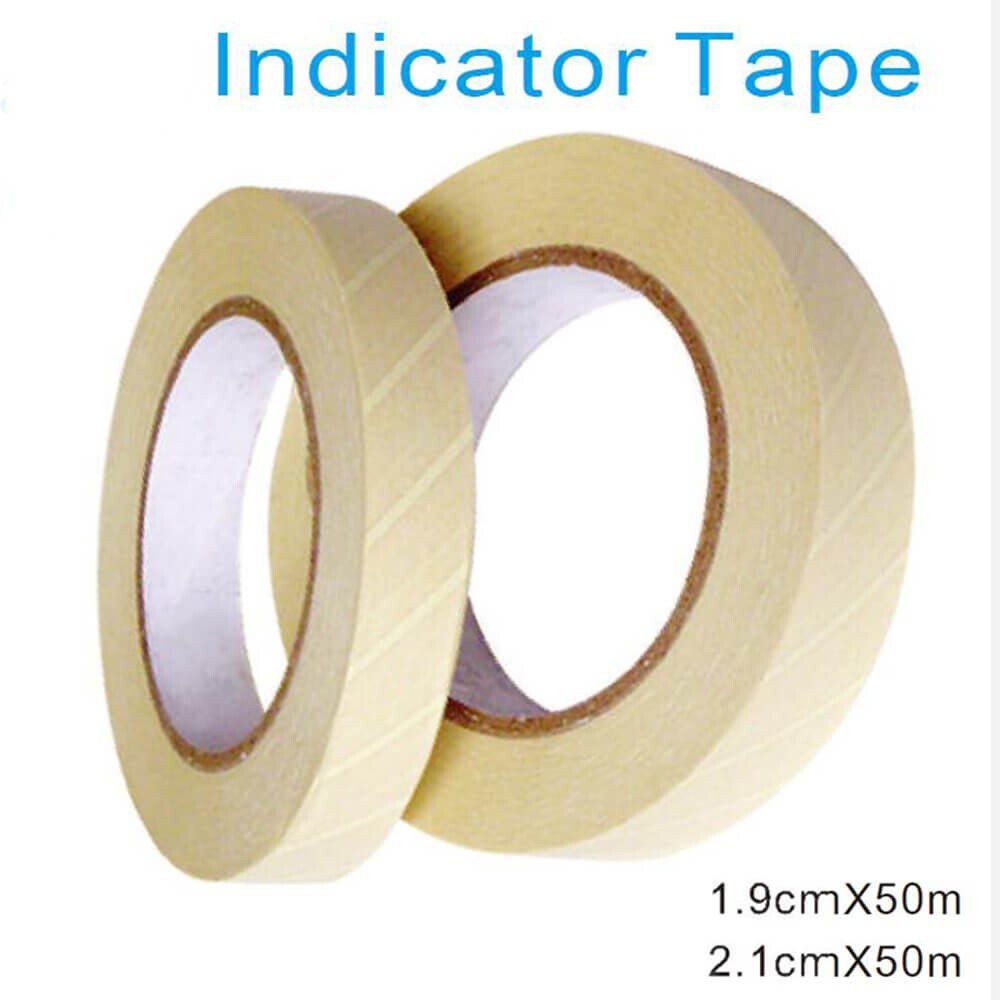 Dental Adhesive Defend Sterilization Steam Autoclave Indicator Tape 19mm×50m