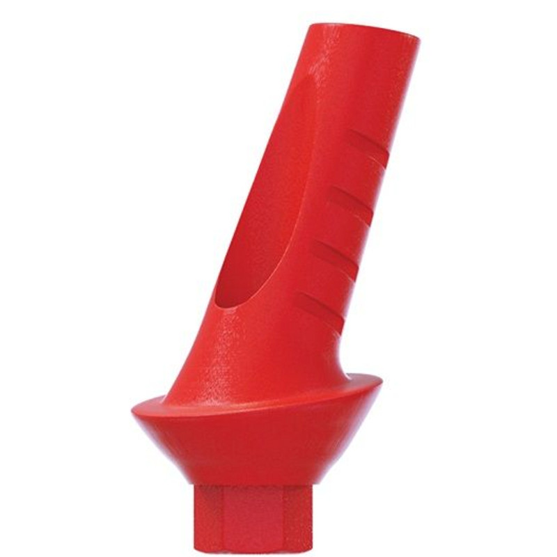 5x Angulated Anatomic Plastic Castable 25° UCLA Prosthetic Int Hex 2.42mm Dental