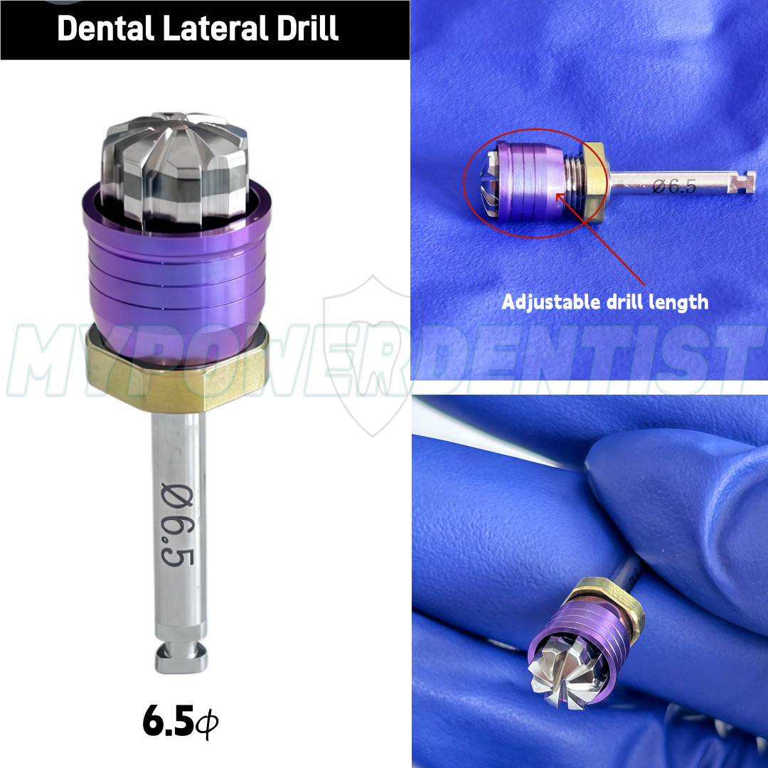 Dental Lateral Drill Approach Reamer Lift Cutting Alveolar LASR ⌀6.5